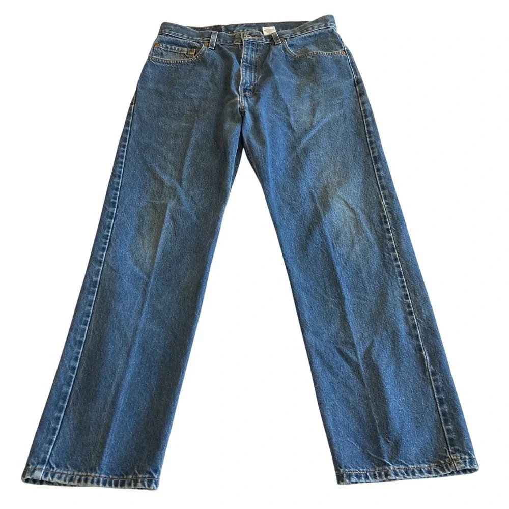 Vintage Levis 505 Men 34x30 (Fit 32x29) Regular Fit Straight Med Wash Y2K 2000